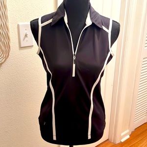 Tail half zip Activewear top